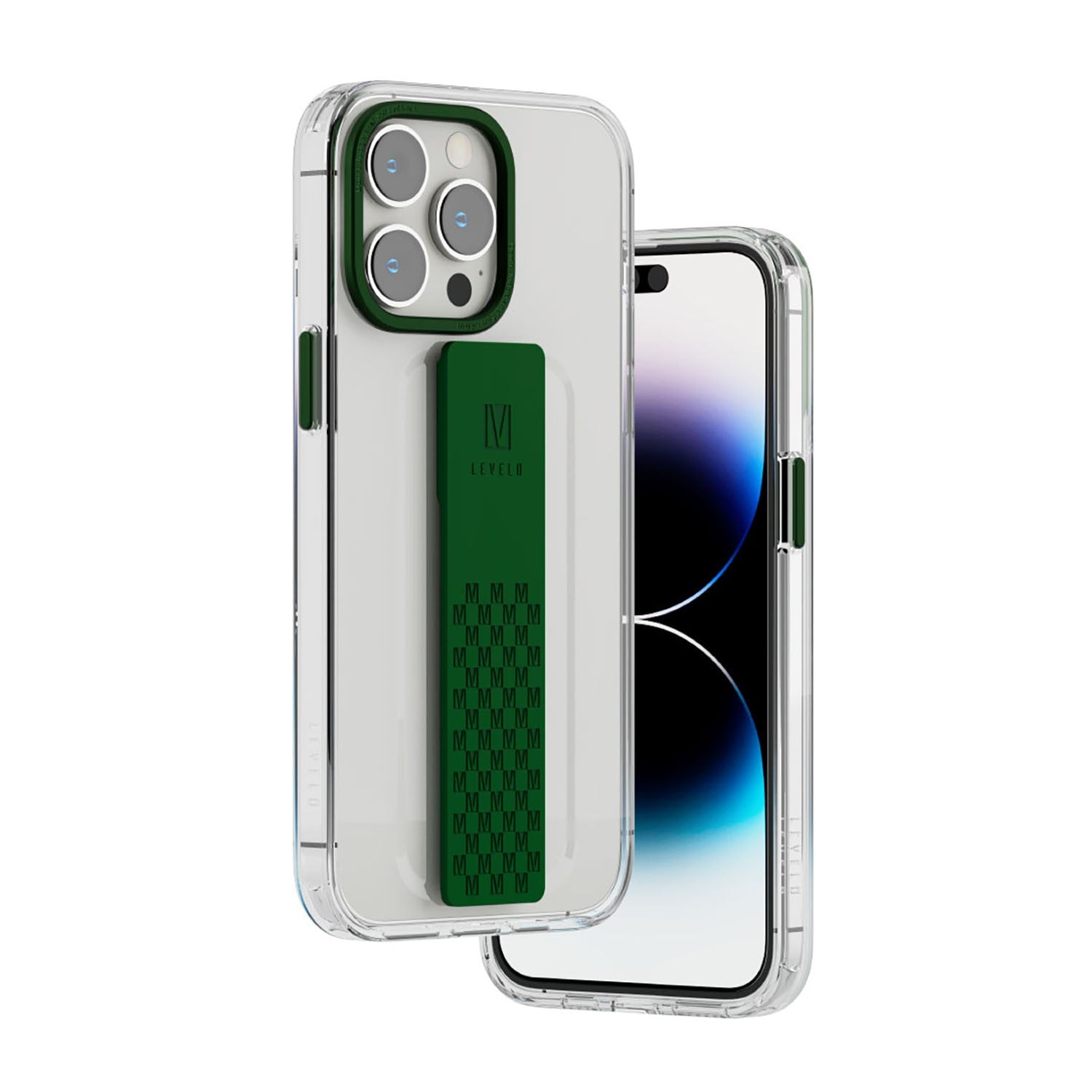 جراب خلفي شفاف من Levelo Morphix Clara لهاتف iPhone 14 Pro Max IMD - أخضر جراب خلفي شفاف من Levelo Morphix Clara لهاتف iPhone 14 Pro Max IMD - أخضر